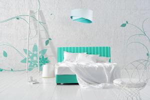 Lampa dla nastolatka Elegance 60W E27 biały / kolory