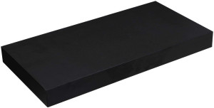 Raft elegant de perete negru LWS24BX