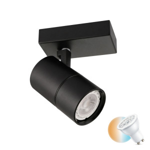 Spot Italux Laconi Negru GU10 LED Dimmabil SPL-2813-1B-BL