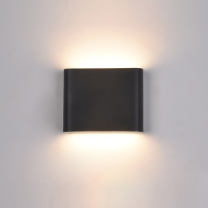 Aplica de perete exterior Italux LED negru 6W IP54 PL-206B