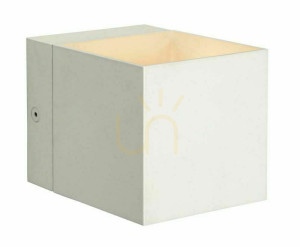 Aplica de perete Lucide DEVI alb aluminiu G9 09201/01/31