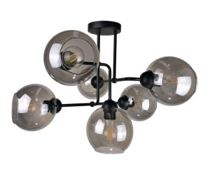 Plafoniera 6xE27 COSMO BLACK