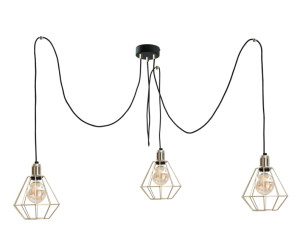 Lampa suspendata 3xE27 COMO GOLD