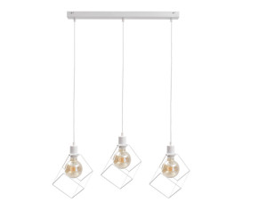 Lampa suspendata 3xE27 RUBEN WHITE