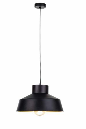 Lampa suspendata 1xE27 MOON BLACK / GOLD