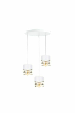 Lampa suspendata 3xE27 ROYAL WHITE / GOLD