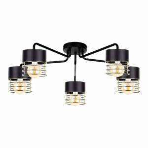 Plafoniera 5xE27 ROYAL GOLD