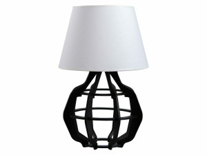 Lampa de noptiera 1xE27 BENTO BLACK WHITE 924