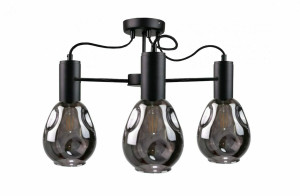 Plafoniera 3xE27 KARI BLACK