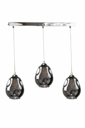 Lampa suspendata 3xE27 LOKI SILVER