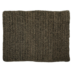Covor natural din iarbă de mare - negru - 200x300