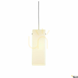 Lampă suspendată SLV QUADRASS crom/sticlă opal E27 40W 1003432