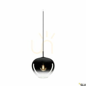 Lampă suspendată SLV PANTILO CONVEX 29 crom sticlă 40W 1003443
