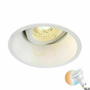 Spot încastrat SLV HORN alb rotund aluminiu 25W 230V 113141