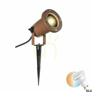 Proiector exterior SLV NAUTILUS QPAR51 Rusty aluminiu IP44/IP65 11W 1001964