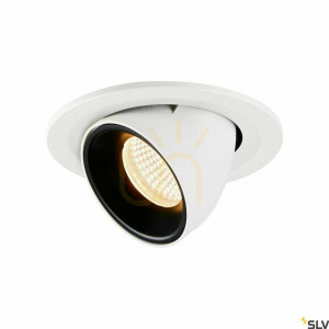 Spot încastrat SLV NUMINOS GIMBLE S alb-negru 8,6W 2700K 1005882