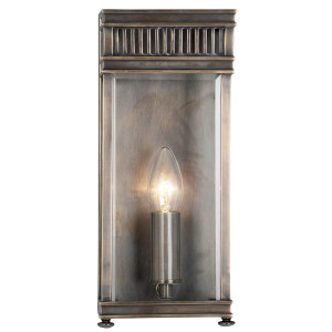 Holborn 1 semilună cu lumină mică - bronz închis Elstead