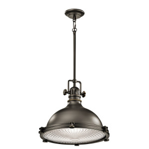 Hatteras Bay 1 lampă suspendată mare - Olde Bronze Elstead