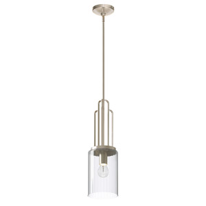 Lampă suspendată Kimrose - 1 sursă de lumină - Nichel lustruit Quintiesse