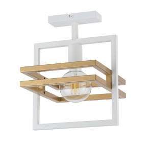 Plafonieră Sigma Merci 1 alb-auriu 26 cm E27 32399