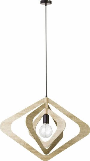 Lampă suspendată Sigma Glam Romb stejar 31279