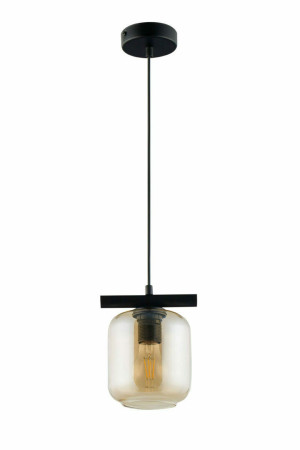 Lampă suspendată Sigma GLOSS 1 negru amber E27 32249