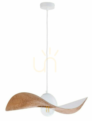 Lampă suspendată Sigma Kapello 55 cm alb cupru 32344