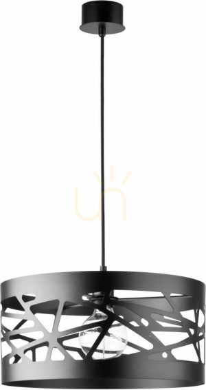 Lampă suspendată Sigma Moduł Frez L negru 39 cm 31073
