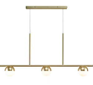 Lampă suspendată peste masă Contina 3 Brass Nordlux Nordlux