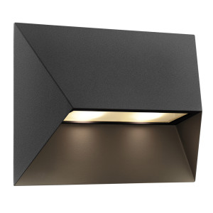 Lampă de perete exterior Nordlux Pontio negru aluminiu 2xGU10 25W