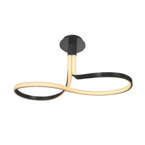 Lampă de tavan Zuma Line VISO MX9932-1-3BD neagră