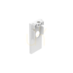 Accesoriu capăt șină Ideallux EGO alb aluminiu 282657