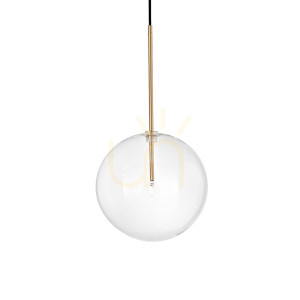 Lampa suspendată Ideallux Equinoxe SP1 D25 alamă sticlă 25 cm 277394