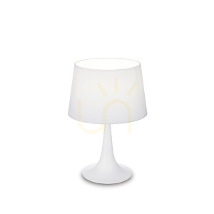 Lampă de masă Ideallux London TL1 Small Bianco albă E27 60W 110530
