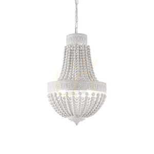 Lampă suspendată Ideallux MONET SP6 albă 6xE14 Ø50 cm 162751