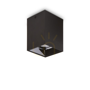 Plafonieră LED Ideallux NITRO PL SQUARE D07 negru 15W 3000K 206028