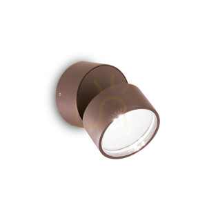 Aplică exterior Ideallux OMEGA Round maro 9 cm LED 7W 4000K 285498