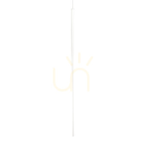Lampă suspendată LED Ideallux LOOK albă 6 cm 11,5W 3000K 142906
