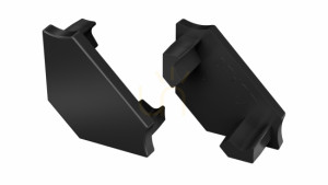 Capac pentru LUMINES C LED profil negru