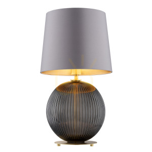 Lampă de masă ARGON Hamilton fumuriu alamă 8539 E27