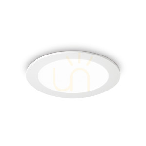 Spot LED încastrat rotund Ideallux Groove 124018 alb 30W 3000K Ø22,7 cm