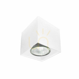 Plafonieră Antigo Cage Out Mini albă 7x7 cm oțel GU10 LED 1075