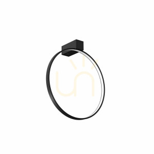 Aplică perete LED Antigo Agaro 27 negru 31 cm aluminiu 4307