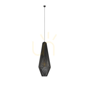 Lampă suspendată Antigo Hagata 3 gri oțel E27 30 cm 5126