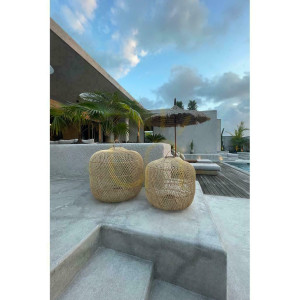 Pendul BAZAR BIZAR Batu Bolong Natural Rattan L
