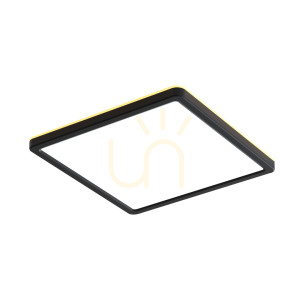 Plafonieră Italux Aleria LED neagră 45 cm 50W PLF-39573-450S-50W-BL