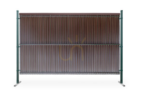 Set de lamele pentru garduri verticale 123x250cm RD01 Light Brown