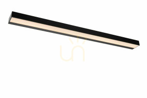 Aplica LED baie Lucide Alexa neagră IP44 13W 1400lm 3000K 04210/13/30