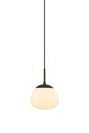 Pendul Markslojd RISE 108547 alb/negru metal sticlă 18 cm