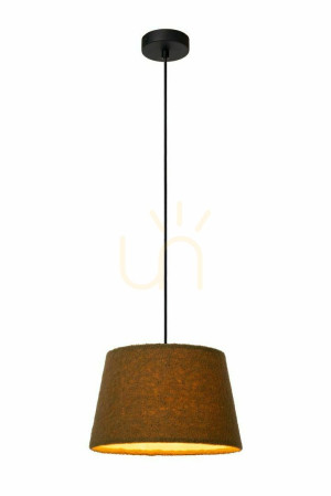 Pendul Lucide Woolly verde negru 28 cm 10416/01/33